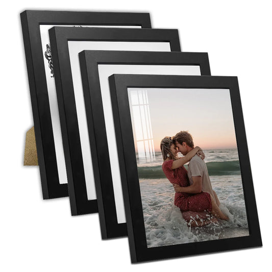 Wooden Picture Frame - Black Finish (2 Pieces)